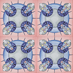 Плитка дизайнерская с узором Экипаж варинант исполнения - 1 | Loft Concept в Самаре