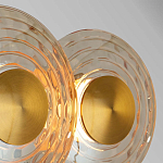 Бра из трех стеклянных фактурных дисков Eyepiece варинант исполнения - 4 | Loft Concept в Самаре