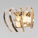 Бра золотого цвета с изогнутыми хрустальными элементами Radiant Ribbons варинант исполнения - 2 | Loft Concept в Самаре