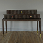 Премиальная Консоль с тремя ящиками Elsa Dreams Walnut варинант исполнения - 3 | Loft Concept в Самаре