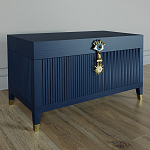 Большой дизайнерский Сундук Elsa Dreams Blue варинант исполнения - 4 | Loft Concept в Самаре