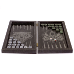 Подарочные нарды из натурального камня с гравировкой Backgammon from Stone варинант исполнения - 2 | Loft Concept в Самаре