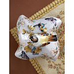 Шкатулка фиолетового цвета с рисунком бабочек и крышкой с фигуркой птицы на ветке Eden Garden варинант исполнения - 9 | Loft Concept в Самаре