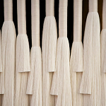 Декор на стену Белые Кисти Wall decor White Tassels варинант исполнения - 1 | Loft Concept в Самаре