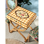 Приставной столик с ящиком в стиле ретро Vintage Rustic Tablecloth варинант исполнения - 7 | Loft Concept в Самаре