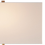 Торшер с прямоугольным абажуром на белом мраморном основании Asymmetry on Marble варинант исполнения - 3 | Loft Concept в Самаре