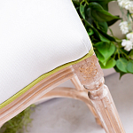 Барный стул золотистый из натурального бука с изображением птиц и цветов Blooming Birds варинант исполнения - 2 | Loft Concept в Самаре