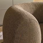 Дизайнерское полукруглое мягкое кресло CINNAMON Armchair варинант исполнения - 5 | Loft Concept в Самаре