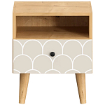 Прикроватная тумба с изображением на ящике Elise Nightstand варинант исполнения - 6 | Loft Concept в Самаре