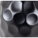 Столик журнальный с круглой деревянной столешницей на черном фактурном основании Bourgeon варинант исполнения - 6 | Loft Concept в Самаре