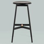 Черный барный стул Knopper варинант исполнения - 3 | Loft Concept в Самаре