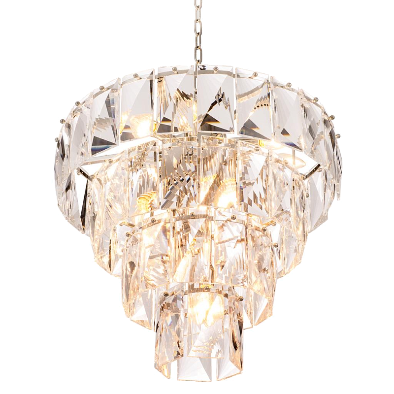 Люстра Chandelier Amazone S Никель Прозрачный в Самаре | Loft Concept 