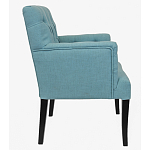 Кресло Addison Chic Armchair blue flax варинант исполнения - 1 | Loft Concept в Самаре
