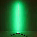 Торшер черного цвета на угловом основании Arteriors варинант исполнения - 6 | Loft Concept в Самаре