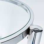 Приставной столик со стеклянной столешницей Deimos варинант исполнения - 2 | Loft Concept в Самаре