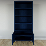 Книжный Стеллаж Elsa Dreams Blue с задней стенкой варинант исполнения - 4 | Loft Concept в Самаре