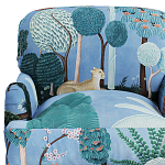 Дизайнерское классической формы на колесиках Trumann Armchair варинант исполнения - 4 | Loft Concept в Самаре