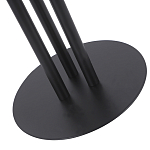 Настольная лампа с тремя прозрачными куполообразными плафонами и черным металлическим основанием Flos Wireline Lighting варинант исполнения - 2 | Loft Concept в Самаре