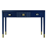 Дизайнерский Письменный стол Elsa Dreams Blue с тремя ящиками варинант исполнения - 5 | Loft Concept в Самаре