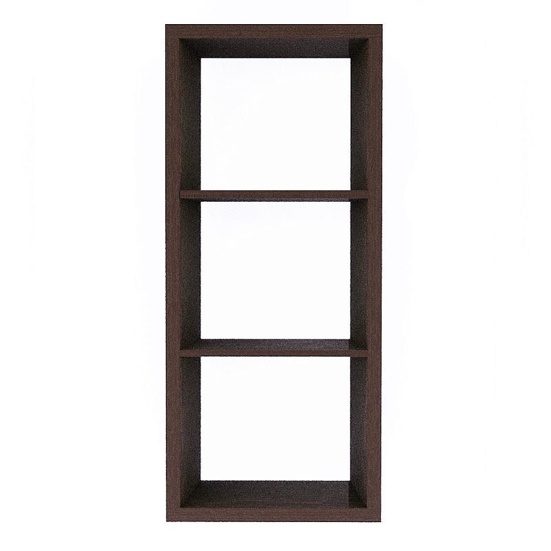 Полка-модуль для книг Primo длина 60 Темный дуб Древесина Черный в Самаре | Loft Concept 