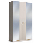 Шкаф трёхдверный с 2-мя зеркальными дверками Satin Furniture варинант исполнения - 1 | Loft Concept в Самаре