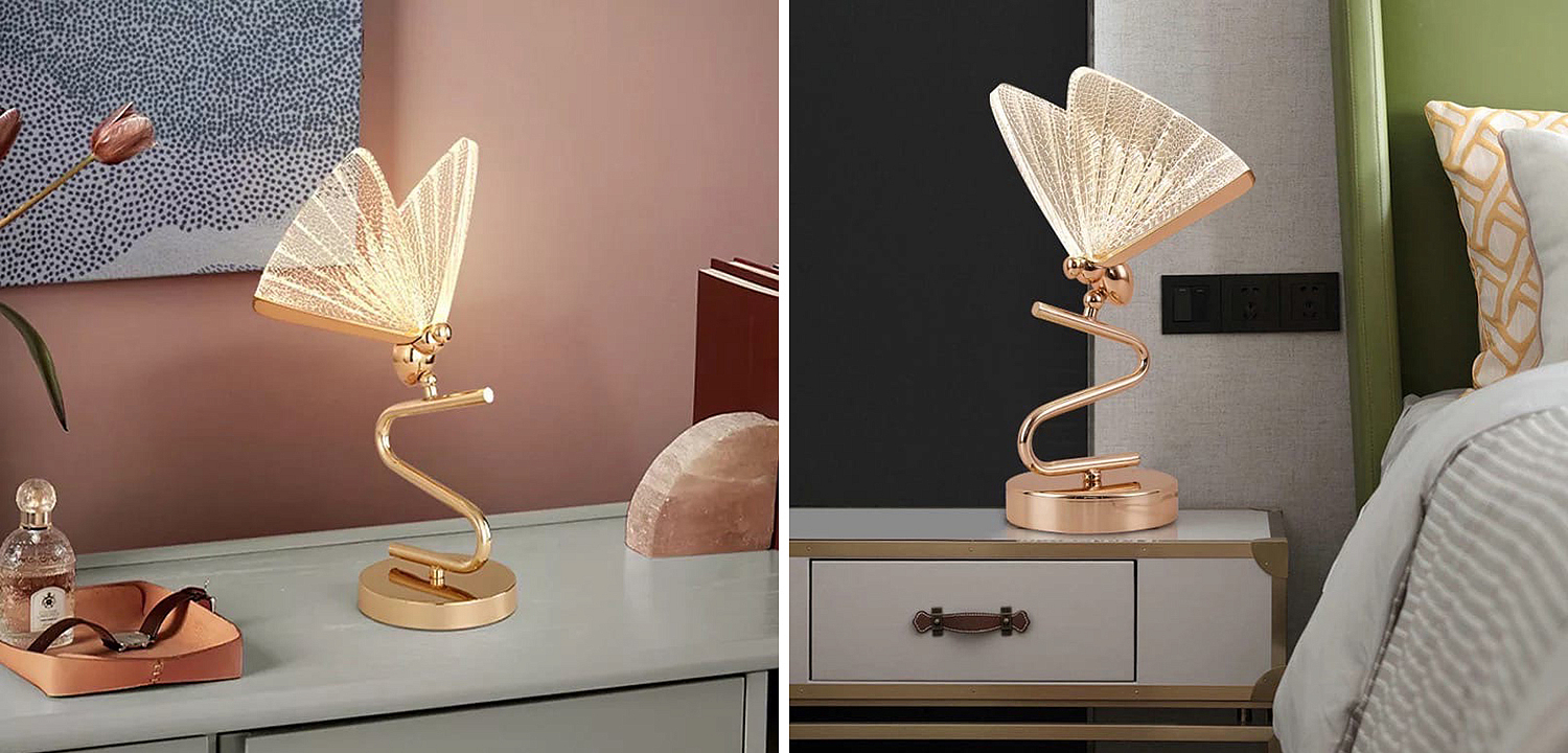 Ночник с Бабочкой Butterfly Table Lamp A Ночник с Бабочкой Butterfly Table Lamp A - Loft-Concept в Самаре