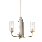  Люстра с прозрачными рифлеными цилиндрическими плафонами Kichler варинант исполнения - 1 | Loft Concept в Самаре