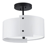 Потолочный светильник круглый светодиодный Semicircular White Panels белый варинант исполнения - 3 | Loft Concept в Самаре