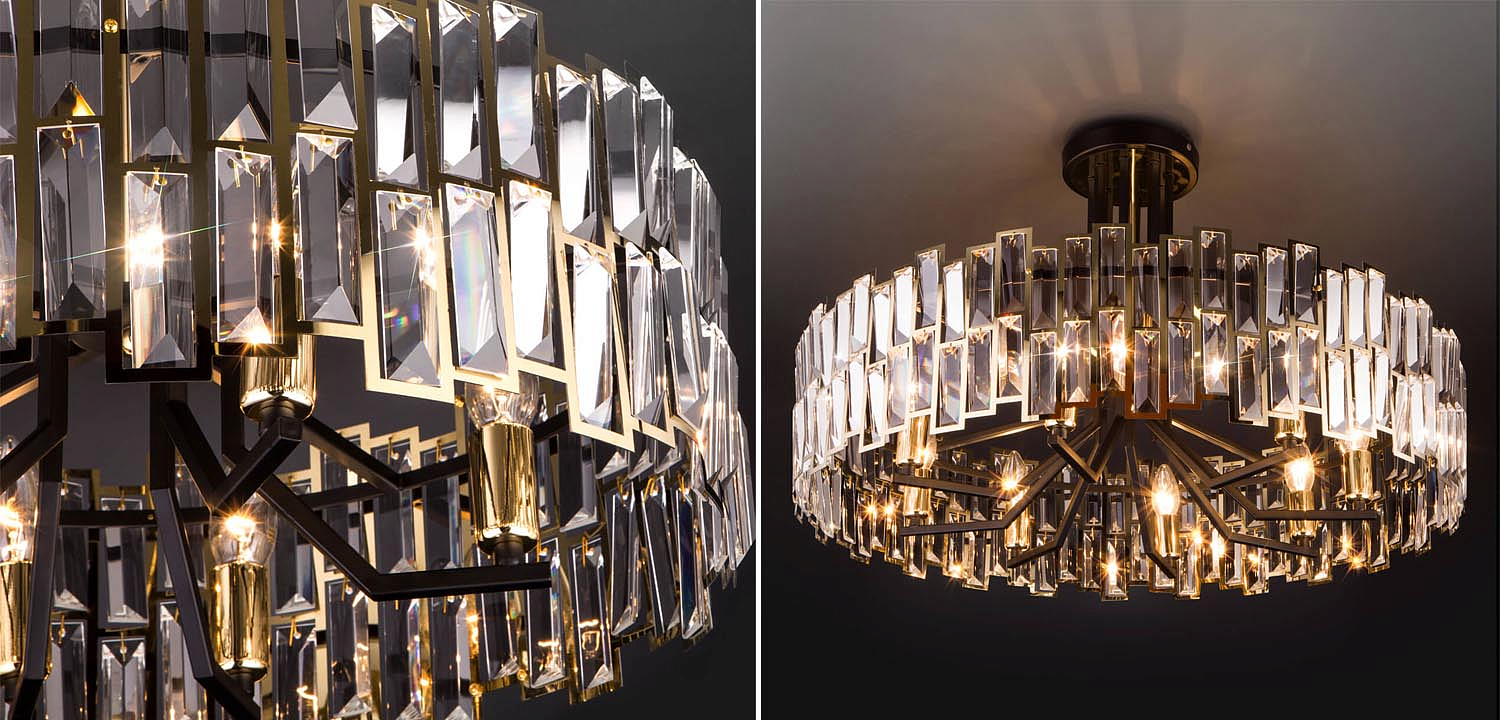 Потолочная люстра Darkness Chandelier gold 71 Потолочная люстра Darkness Chandelier gold 71 - Loft-Concept в Самаре