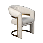 Полукресло Valbonne Chair cream velour варинант исполнения - 2 | Loft Concept в Самаре