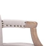 Кресло Aubrey Classical Armchair beige flax варинант исполнения - 4 | Loft Concept в Самаре