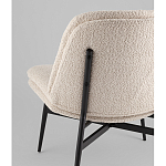 Кресло лаунж Tail молочный варинант исполнения - 3 | Loft Concept в Самаре