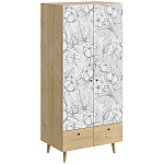 Шкаф с принтом Cotton варинант исполнения - 1 | Loft Concept в Самаре