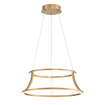 Люстра золотого цвета с 2-мя светодиодными кольцами Eurofase варинант исполнения - 2 | Loft Concept в Самаре