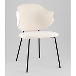 Стул Bellamy букле молочный варинант исполнения - 1 | Loft Concept в Самаре