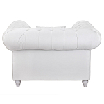 Кресло низкое с мягкой обивкой из велюра на 4-х ножках из массива березы Sophie Armchair white варинант исполнения - 3 | Loft Concept в Самаре