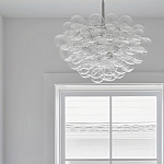 Люстра круглая со стеклянными шарами Airy Chandelier варинант исполнения - 4 | Loft Concept в Самаре