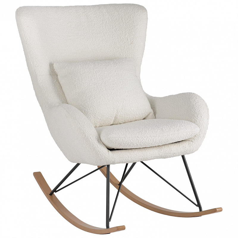 Rocking chair DORIA Кресло-Качалка  Молочный в Самаре | Loft Concept 