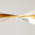 Люстра линейная с изогнутым плафоном Wave Line варинант исполнения - 8 | Loft Concept в Самаре