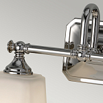 Бра для ванных комнат с квадратными матовыми плафонами на основании цвета хром Feiss варинант исполнения - 3 | Loft Concept в Самаре