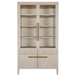 Витрина Primo со стеклянными фасадами и буфетом шпон Светлый дуб варинант исполнения - 1 | Loft Concept в Самаре