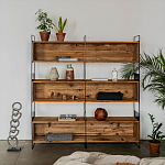 Стеллаж Coste Industrial Oak Rack варинант исполнения - 2 | Loft Concept в Самаре
