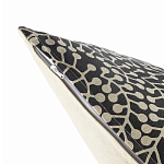 Подушка декоративная черного цвета Blossom Essence Grace варинант исполнения - 3 | Loft Concept в Самаре