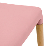 Пластиковый стул на ножках из массива бука Ferret Pink варинант исполнения - 7 | Loft Concept в Самаре