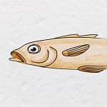 Плитка с узором Рыба Русалка варинант исполнения - 5 | Loft Concept в Самаре