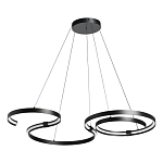 Люстра подвесная светодиодная в виде волнообразной ленты Ribbon Vortex варинант исполнения - 2 | Loft Concept в Самаре