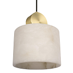 Подвесной светильник с круглым мраморным плафоном Marble square варинант исполнения - 5 | Loft Concept в Самаре