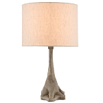 Настольная лампа с корпусом в виде дерева Gray Concrete Trunk варинант исполнения - 3 | Loft Concept в Самаре