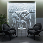 Барельеф ELEPHANTS варинант исполнения - 3 | Loft Concept в Самаре