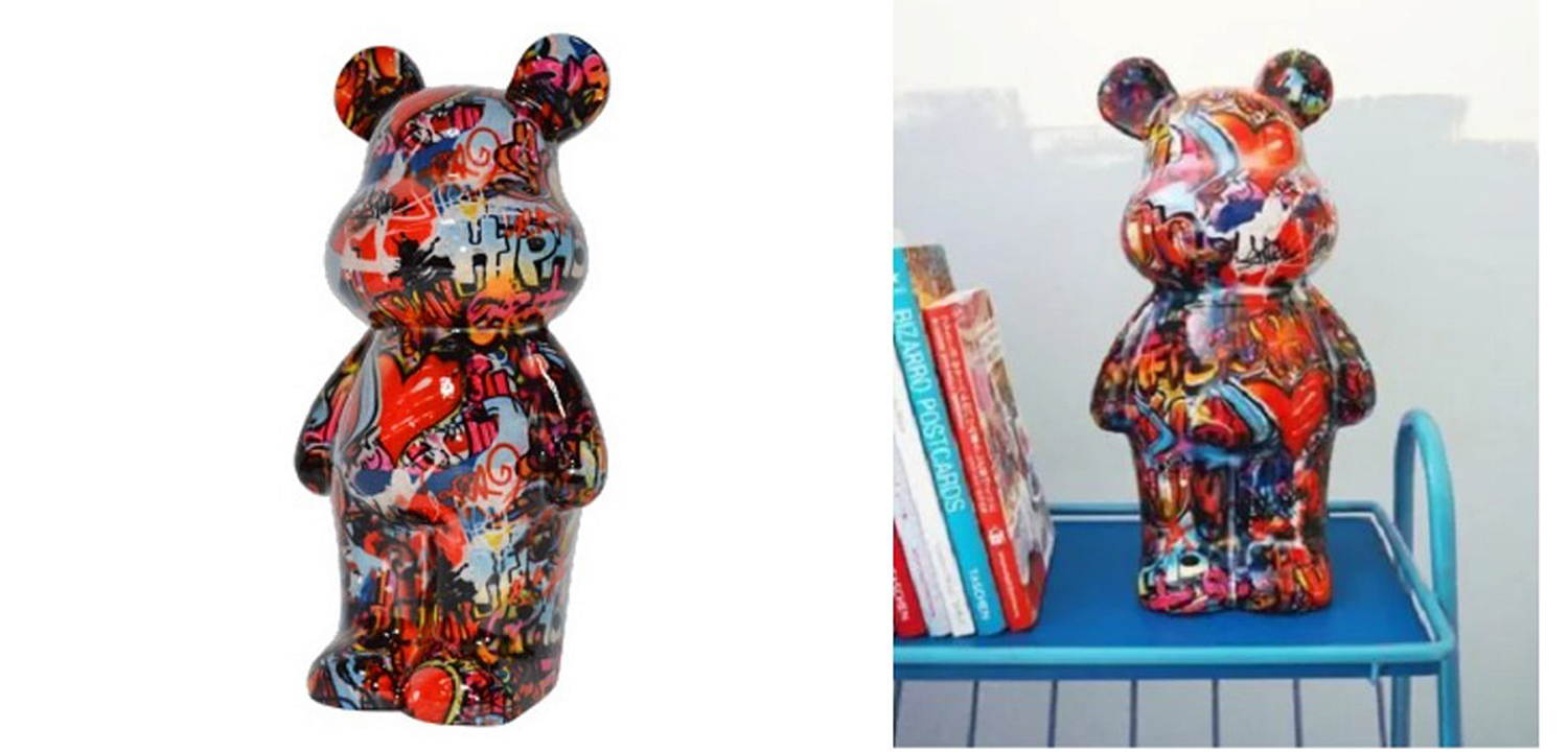 Статуэтка Graffiti Bear red Статуэтка Graffiti Bear red - Loft-Concept в Самаре
